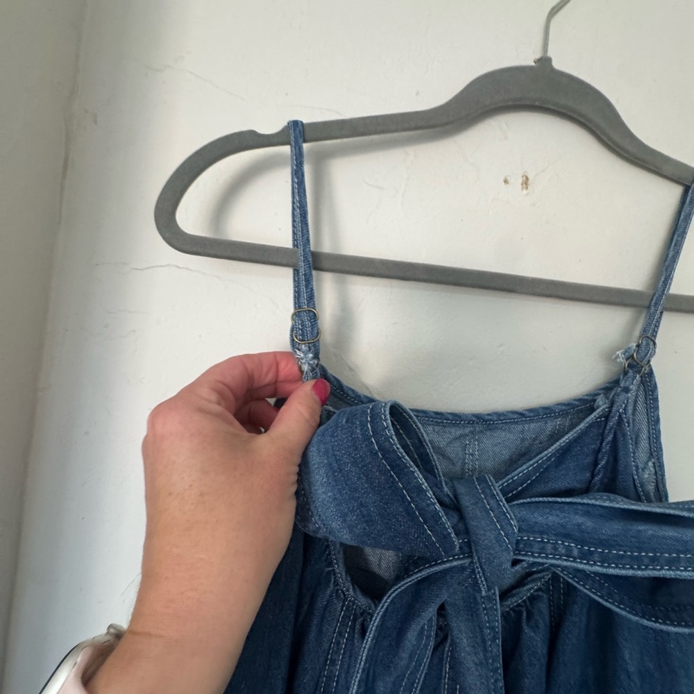 Denim Maxi Dress - Picture 10 of 13
